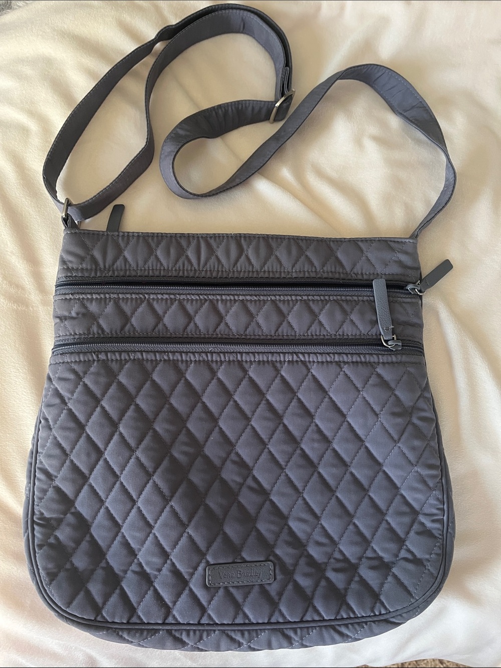 Vera BradleyCrossbody Shoulder Bag - Gray
